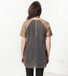 Leather Front Tunic