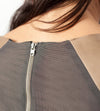 Leather Front Tunic