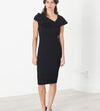 Asymmetric Dress in Black