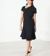 Lined Silhouette Dress in Black