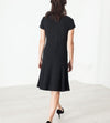 Lined Silhouette Dress in Black
