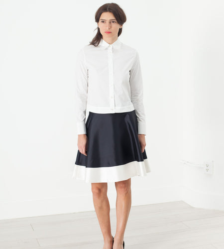 Circle Skirt in Navy