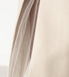Tulle Pleat Skirt in Cream