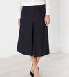 Tulle Pleat Skirt in Navy