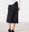 Tulle Pleat Skirt in Navy