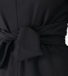 Tie Waist Dress in Black