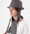 Kate Hat in Steel Grey