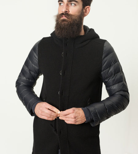Hooded Parka in Black