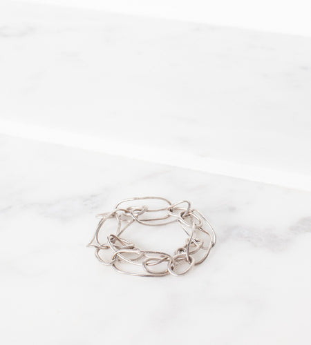 Bracelet 70 in Burnished Silver