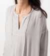 Long Sleeve Silk Dress