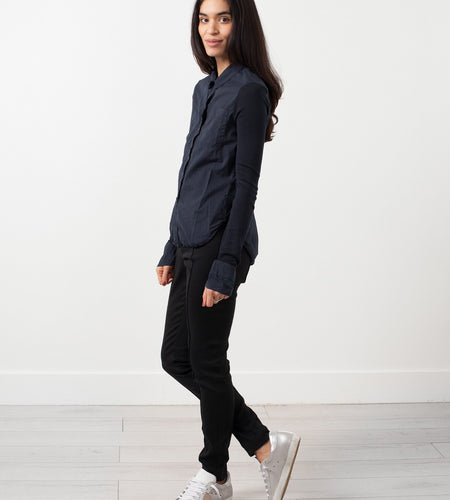 Soft Sleeve Button Up