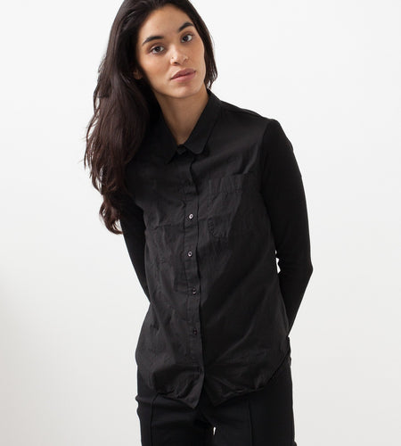 Soft Sleeve Button Up