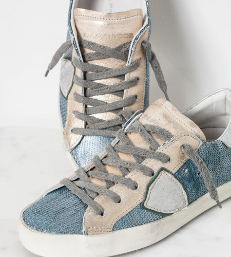 Metallic Sequin Low Top Sneaker