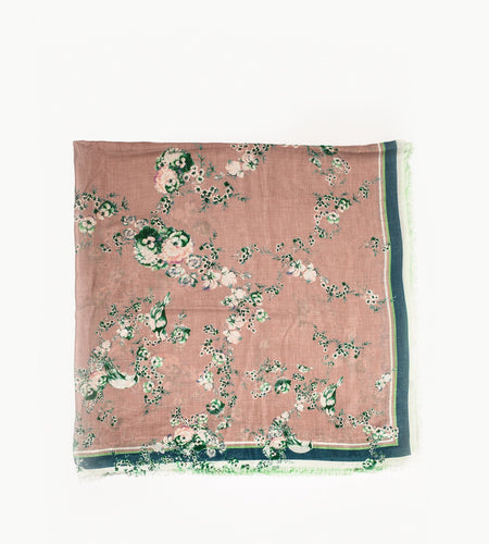 Floral Cashmere Scarf