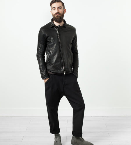 Distressed Motorcycle Jacket