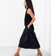 Curved Stripe Knit Tank
