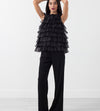 Organza Ruffle Top