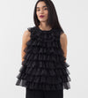 Organza Ruffle Top