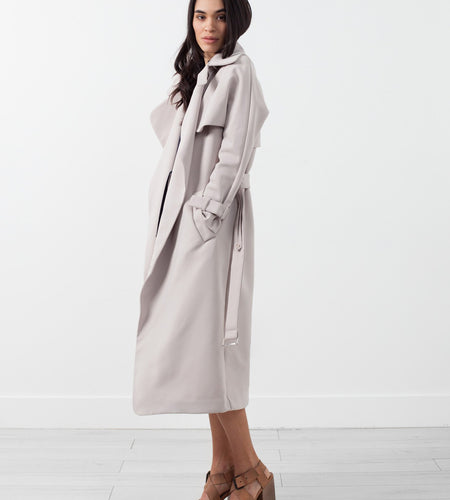 Orietta Coat in Tan