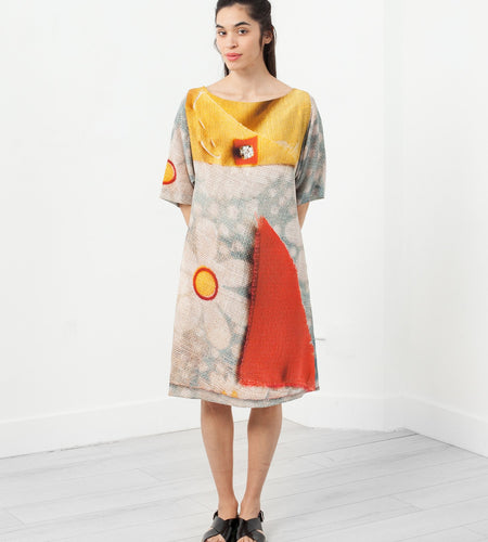 3/4 Sleeve Kimono Dress