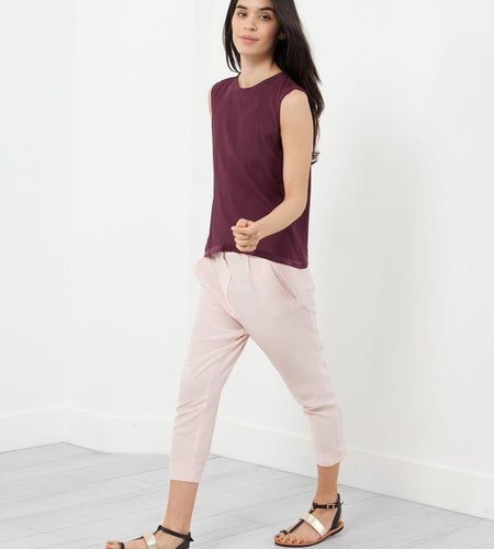 Silk Drop Crotch Pant