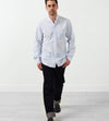 Mandarin Collar Formal Shirt