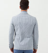 Seersucker Five Button Blazer