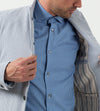 Seersucker Five Button Blazer