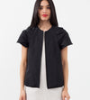 Sleeveless Cape Jacket