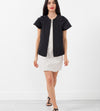 Sleeveless Cape Jacket