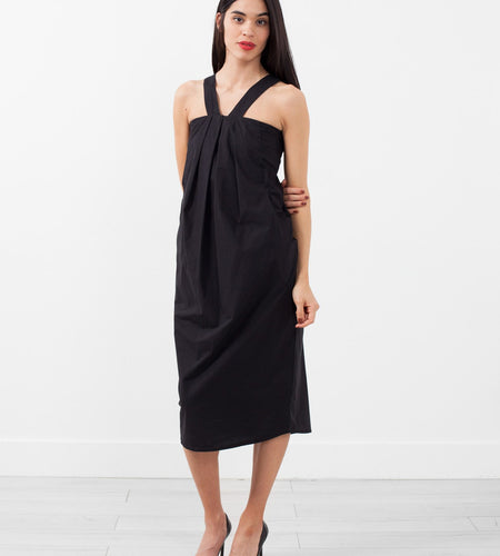 V-Strap Pocket Dress