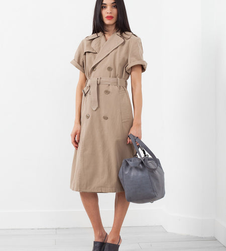 Rolled Sleeve Trenchcoat