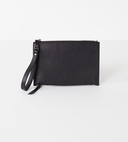 Double Zip Clutch