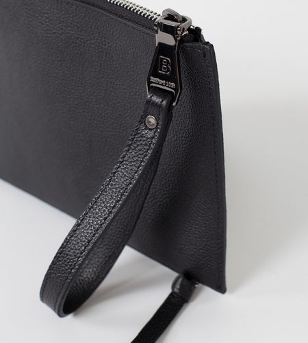 Double Zip Clutch