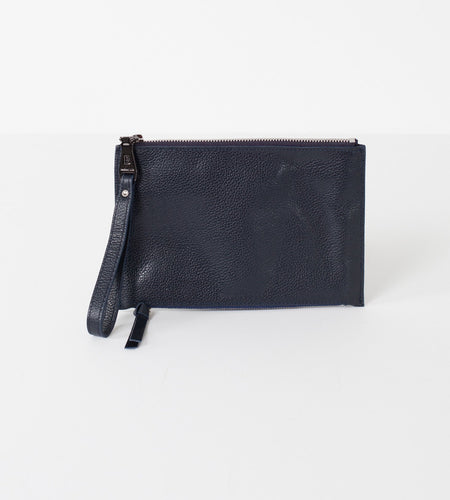 Double Zip Clutch