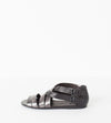 Wrap Sandal in Black/Steel