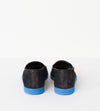 Suede Loafers - Black/Blue