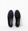 Suede Loafers - Black/Blue