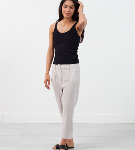 Silk Drop Crotch Pant