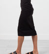 Long Pencil Skirt in Black
