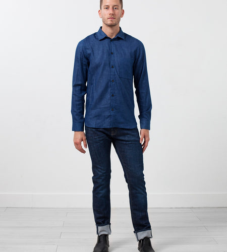 Casual Indigo Shirt