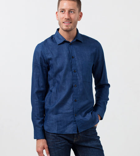 Casual Indigo Shirt