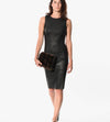 Iranta Leather Dress in Black