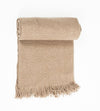 Cashmere Tassel Blanket in Brown