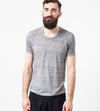 Linen T-shirt in Dolphin