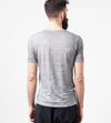 Linen T-shirt in Dolphin