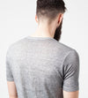 Linen T-shirt in Dolphin