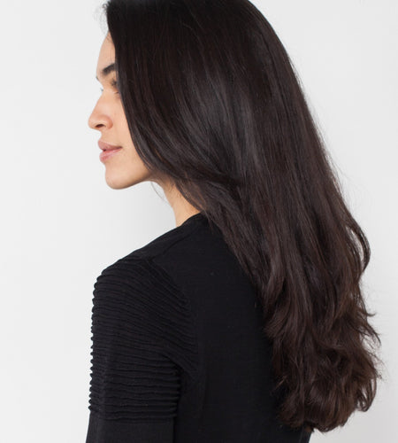 Ribbed Short Sleeve Knit