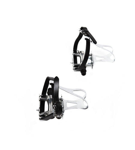 Premium Pedals with Leather Straps