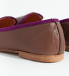 Bizi Cap Toe Loafer in Rose/Aubergine
